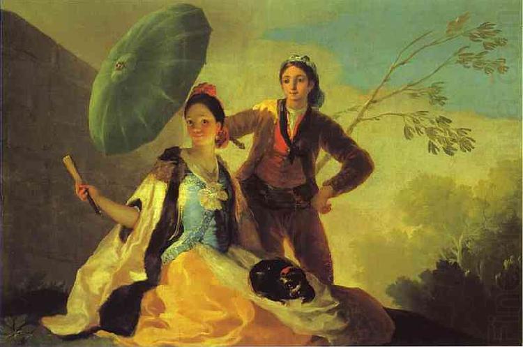 The Parasol., Francisco Jose de Goya
